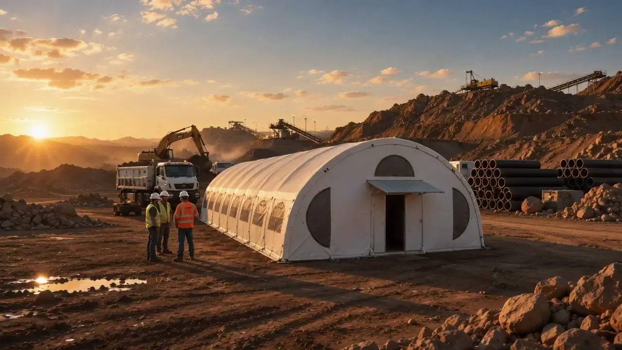 Tenda Carpa Araguaia em operação